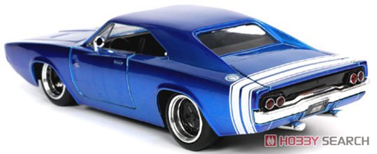 1968 ダッジ チャージャー ブルー (ミニカー) 商品画像2