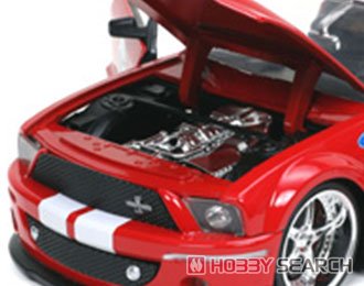 2008 フォード マスタング シェルビー GT500KR #95 キャンディレッド (ミニカー) 商品画像3