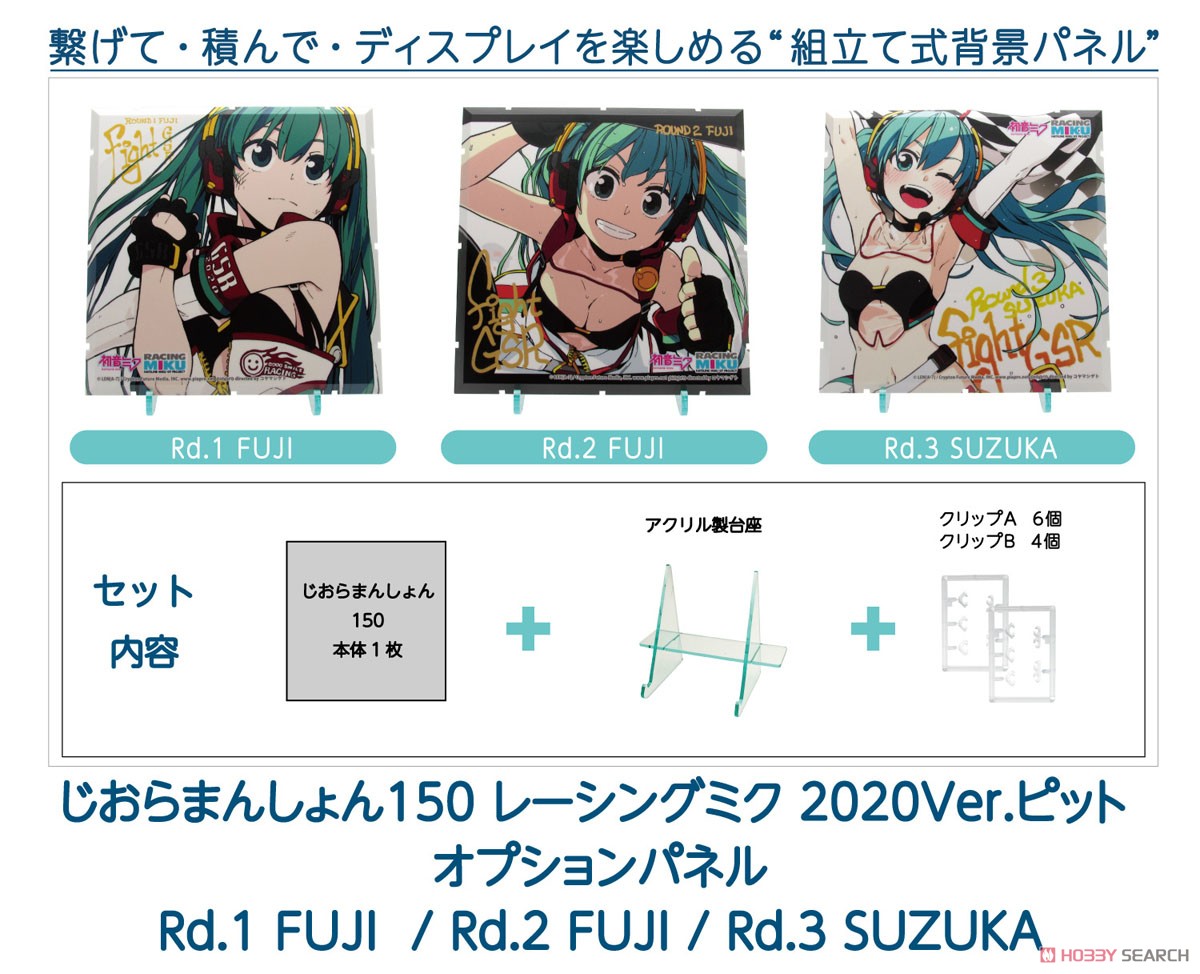 Dioramansion 150: Racing Miku Pit 2020 Optional Panel (Rd.1 Fuji) (Anime Toy) Other picture1