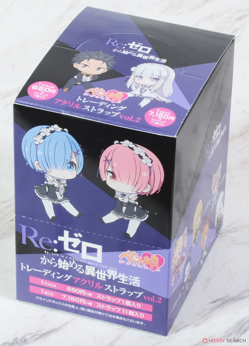 Re: Life in a Different World from Zero Petanko Trading Acrylic Strap Vol.2 (Set of 11) (Anime Toy) Package1