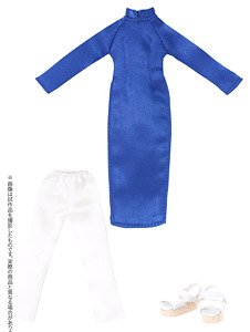 Ao dai Set (Blue) (Fashion Doll)