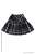 Check Pleated Skirt (Black Check) (Fashion Doll) Item picture1
