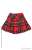 Check Pleated Skirt (Red Check) (Fashion Doll) Item picture1