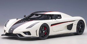 Koenigsegg Regera (White / Carbon Black / Red) (Diecast Car)