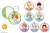 Hetalia World Stars Trading Slide Key Ring Vol.2 (Set of 8) (Anime Toy) Item picture1