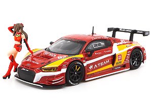 Audi R8 LMS エヴァ RT 正規実用型 2号機 X Works 式波・アスカ・ラングレー RQ フィギュアセット (ミニカー)