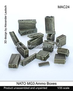 NATO MG3 Ammo Boxes (Plastic model)