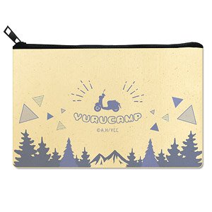 [Yurucamp] Flat Pouch Design 06 (Motif/A) (Anime Toy)