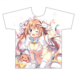 [ぱん先生] フルグラフィックTシャツ (晴夏/白) XLサイズ (キャラクターグッズ)