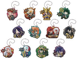 Pita! Deformed My Hero Academia Zodiac Sign Acrylic Key Ring (Set of 12) (Anime Toy)