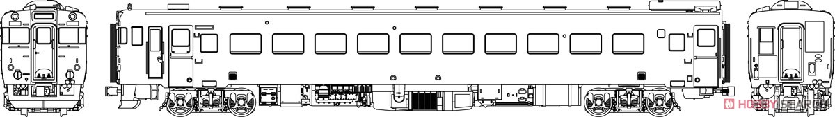 16番(HO) 国鉄 キハ56-200番代 M付 (塗装済み完成品) (鉄道模型) その他の画像1
