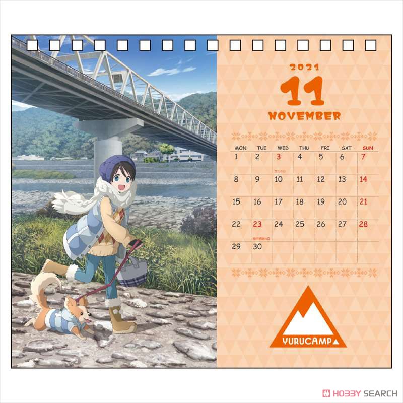 Yurucamp Momiji Camp Desk Calendar (Anime Toy) Item picture12