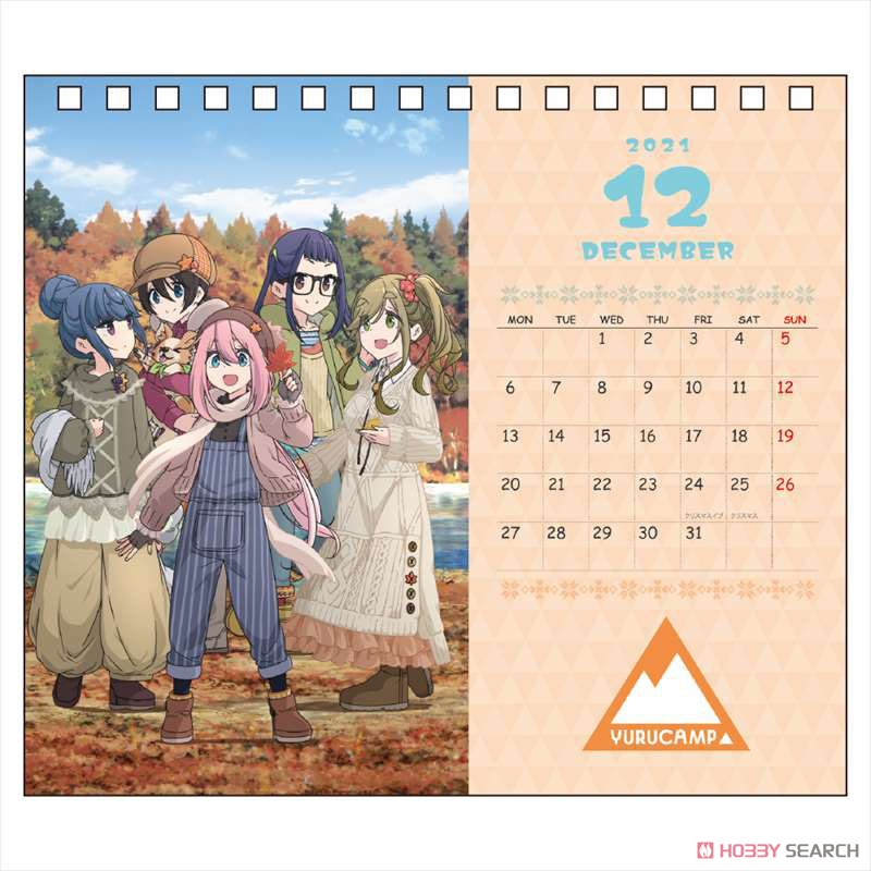Yurucamp Momiji Camp Desk Calendar (Anime Toy) Item picture13