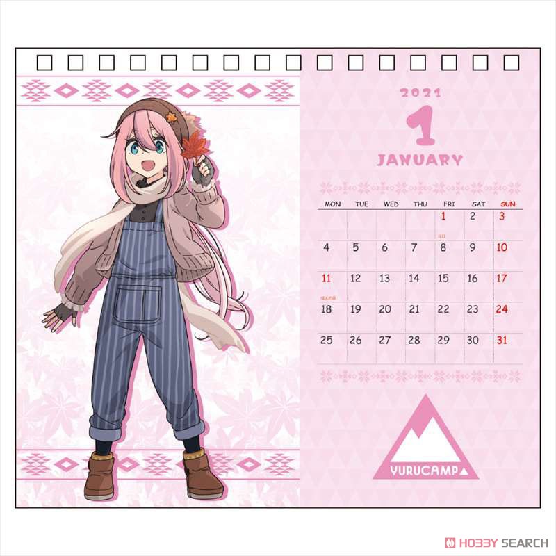 Yurucamp Momiji Camp Desk Calendar (Anime Toy) Item picture2