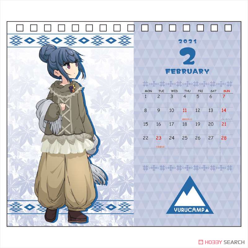 Yurucamp Momiji Camp Desk Calendar (Anime Toy) Item picture3