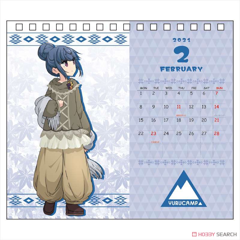 Yurucamp Momiji Camp Desk Calendar (Anime Toy) 商品画像3