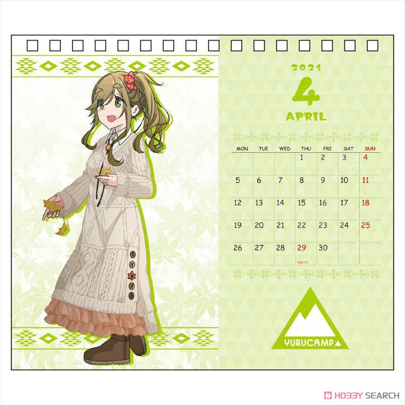 Yurucamp Momiji Camp Desk Calendar (Anime Toy) 商品画像5