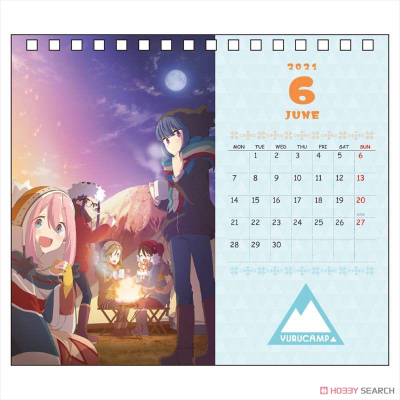 Yurucamp Momiji Camp Desk Calendar (Anime Toy) Item picture7