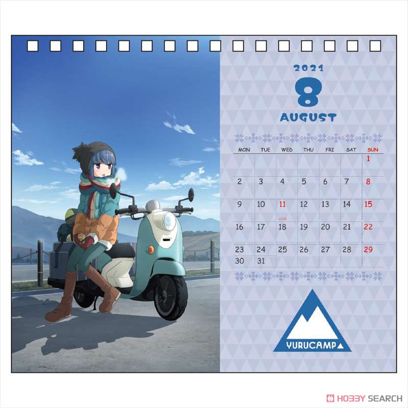 Yurucamp Momiji Camp Desk Calendar (Anime Toy) Item picture9