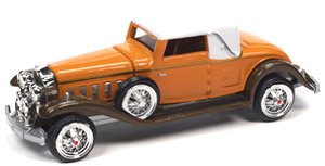 1931 Cadillac Cabriolet (Orange) (Diecast Car)