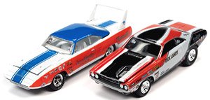 Dick Landy 1970 チャレンジャー & Sox&Martin 1970 スーパーバード 2台セット (ミニカー)