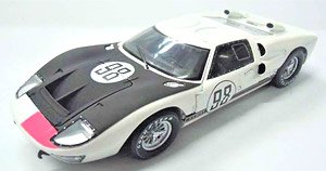 1966 #98 Ford GT40 MKII Daytona White (ACME Exclusive packaging) (ミニカー)