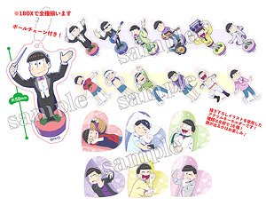 Osomatsu-san 6meet You Collection Trading Acrylic Key Ring Box B (Set of 18) (Anime Toy)