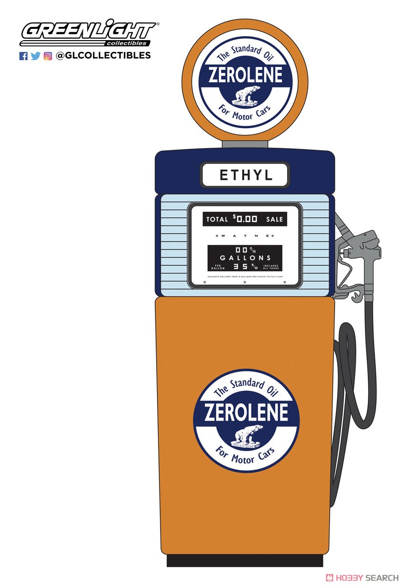 Vintage Gas Pumps Series 9 - 1951 Wayne 505 Gas Pump Zerolene `The Standard Oil for Motor Cars` (Diecast Car) Other picture1