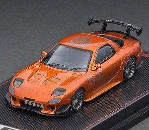 Mazda RX-7 (FD3S) RE Amemiya Orange Metallic (ミニカー)