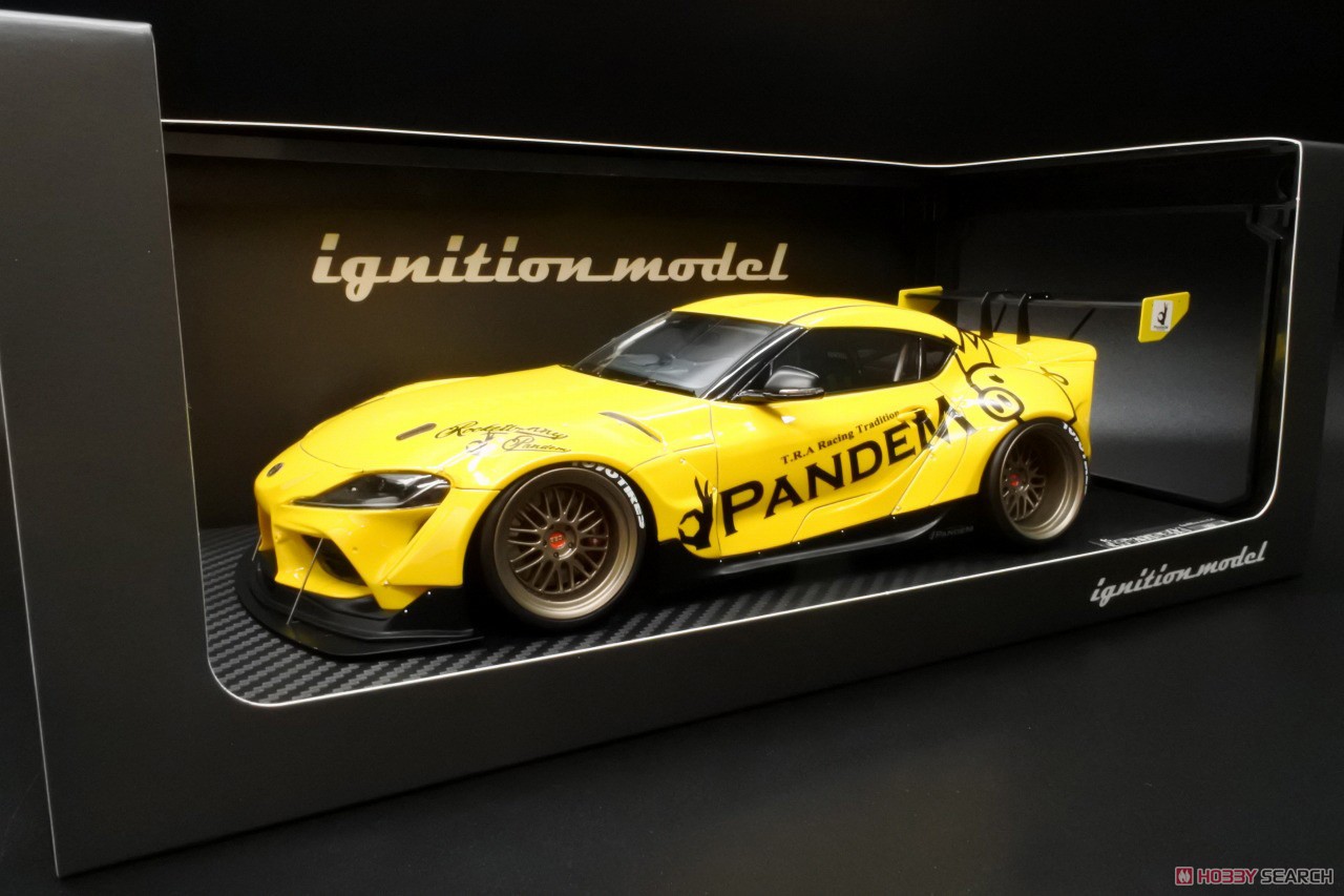 PANDEM Supra (A90) Yellow (ミニカー) 商品画像2