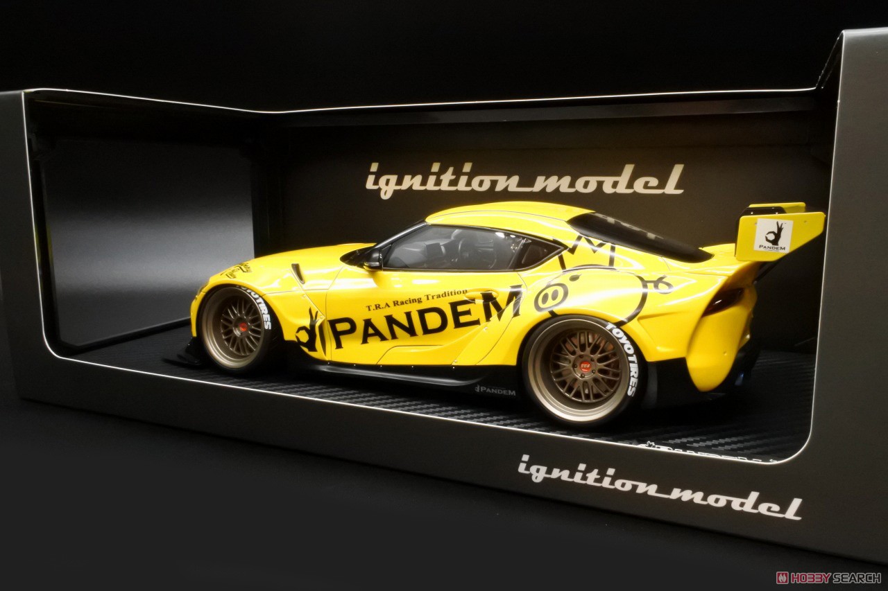 PANDEM Supra (A90) Yellow (ミニカー) 商品画像3