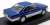 日産 レパード F31 1986 ブルー (ミニカー) 商品画像2