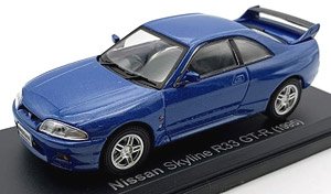 Nissan Skyline R33 GT-R 1995 Blue (Diecast Car)