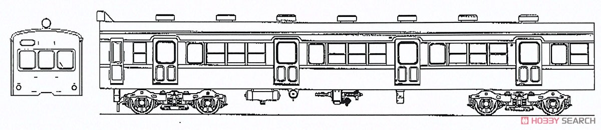 クハ79300番代 (301～387：奇数・354～420：偶数) (組み立てキット) (鉄道模型) その他の画像1