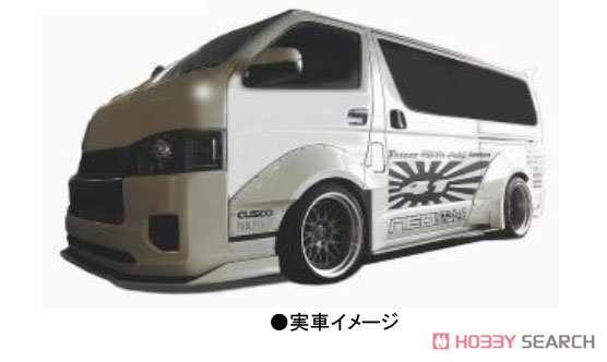 Toyota Hiace Widebody White (Diecast Car) Other picture4