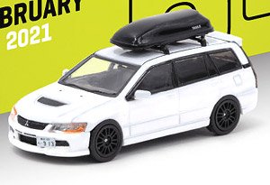 Mitsubishi Lancer Evolution Wagon White (Diecast Car)