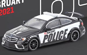 Mercedes-Benz C 63 AMG Coupe Black Series Police Car (ミニカー)