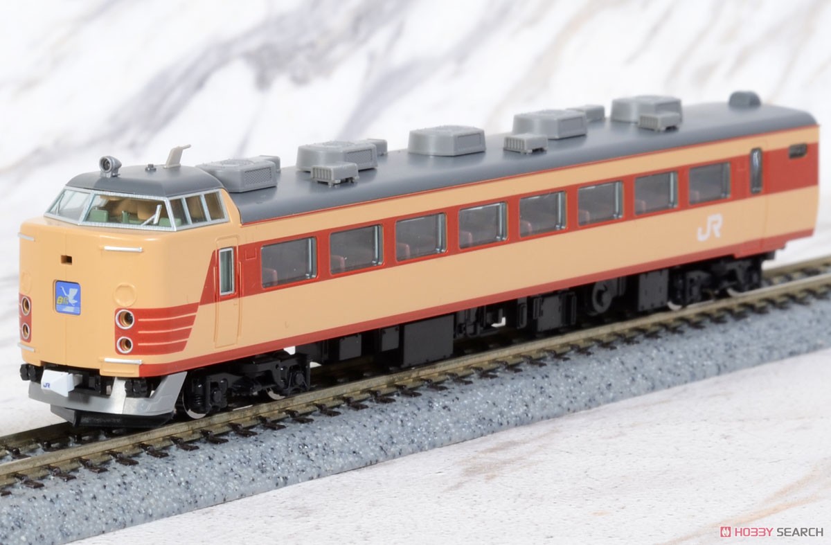 JR 485系 特急電車 (京都総合運転所・白鳥) 基本セットB (基本・5両セット) (鉄道模型) 商品画像3