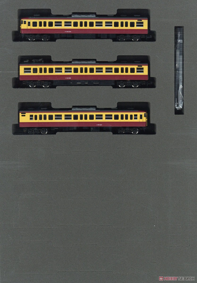 JR 115-1000系 近郊電車 (懐かしの新潟色・N40編成) セット (3両セット) (鉄道模型) 商品画像1