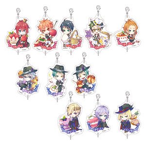 Disney: Twisted-Wonderland Trading Acrylic Key Ring Chara Peko Vol.1 (Set of 11) (Anime Toy)