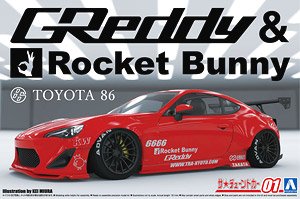 ZN6 Toyota86 `12 Greddy & Rocket Bunny Enkei Ver. (Toyota) (Model Car)