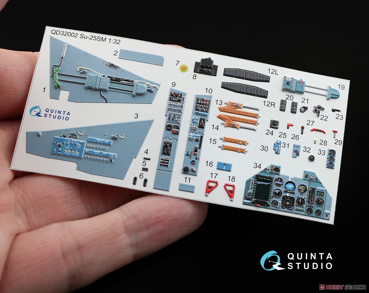 Su-25SM 3D-Printed & Coloured Interior on Decal Paper (for Trumpeter Kit) (Plastic model) その他の画像1