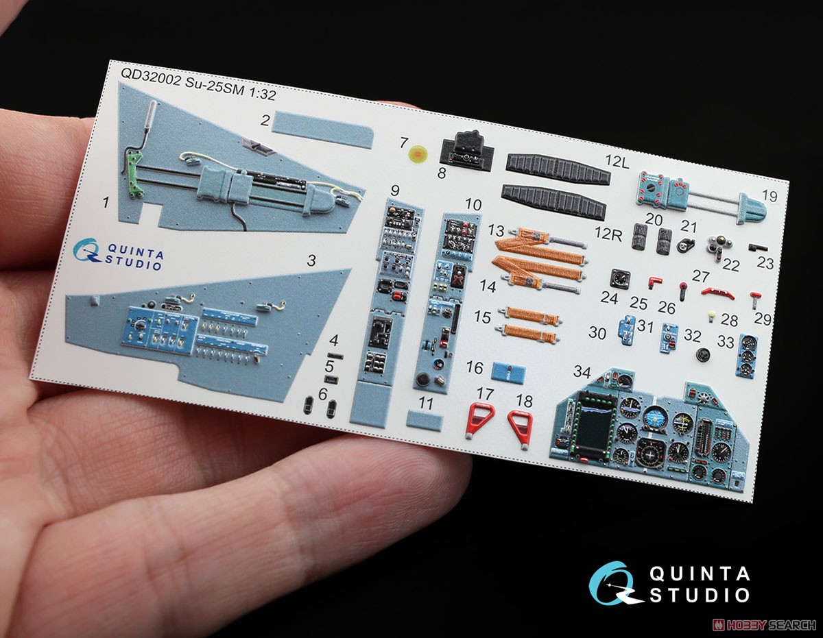 Su-25SM 3D-Printed & Coloured Interior on Decal Paper (for Trumpeter Kit) (Plastic model) その他の画像3
