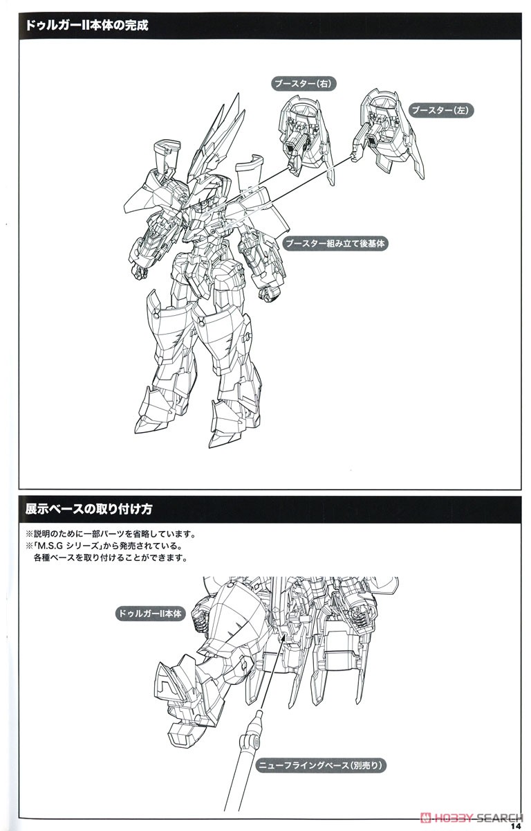 NSG-Z0/K ドゥルガーII：RE2 (プラモデル) 設計図10