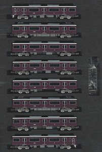 Hankyu Series 1000 (Formation 1000, Kobe Line) Eight Car Formation Set (w/Motor) (8-Car Set) (Pre-colored Completed) (Model Train)