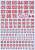 DZ Number Decal Red (1 Sheet) (Material) Item picture1