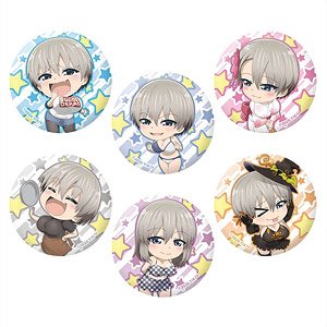 Uzaki-chan Wants to Hang Out! Trading Punipuni Can Badge (Set of 6) (Anime Toy)