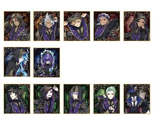 Disney: Twisted-Wonderland Visual Colored Paper Collection Vol.4 (Set of 12) (Anime Toy)