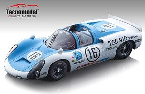 Porsche 910 Taki Racing Japanese GP 1969 #16 GP-III Class Winner Hiroshi Kazato / Hiroshi Hasegawa (Diecast Car)
