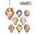 Attack on Titan Trading Ani-Art Acrylic Key Ring Vol.3 (Set of 8) (Anime Toy) Item picture1
